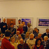 interessierte Zuh�rer im Rathaussaal - Installation Algarve